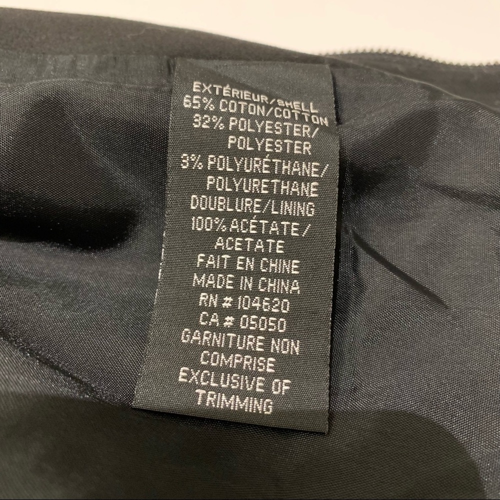 Jacob Women’s Black Zipped Cotton Blend Lightweight Jacket, Size 9/10 - Picture 8 of 12